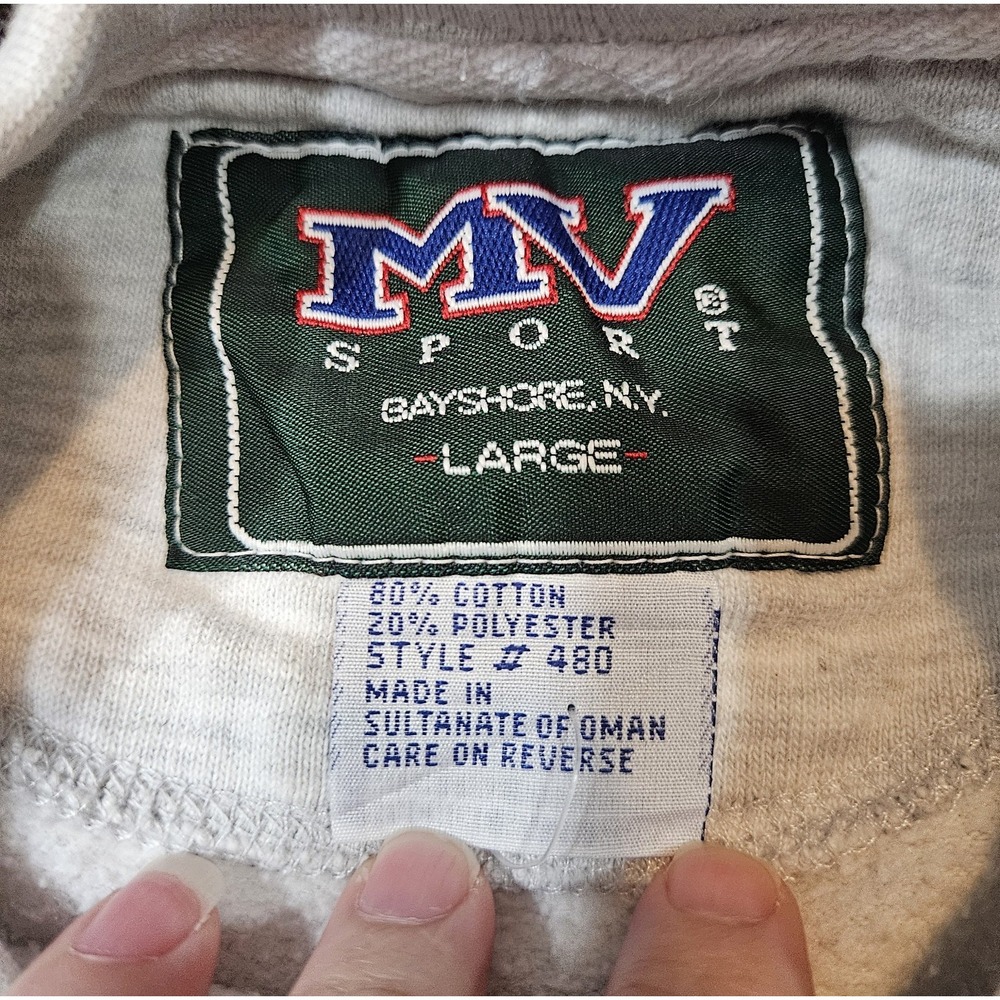 Vintage Large MV Sport SUNY Tech Utica Rome New York Crewneck Sweatshirt - Picture 3 of 9